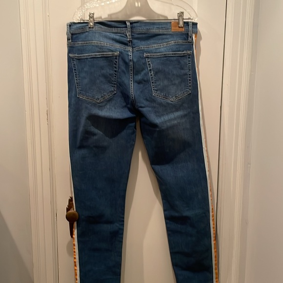 Urban outfitters BDG men’s skinny stretch orange stripe slim jeans | 34 - Picture 3 of 3